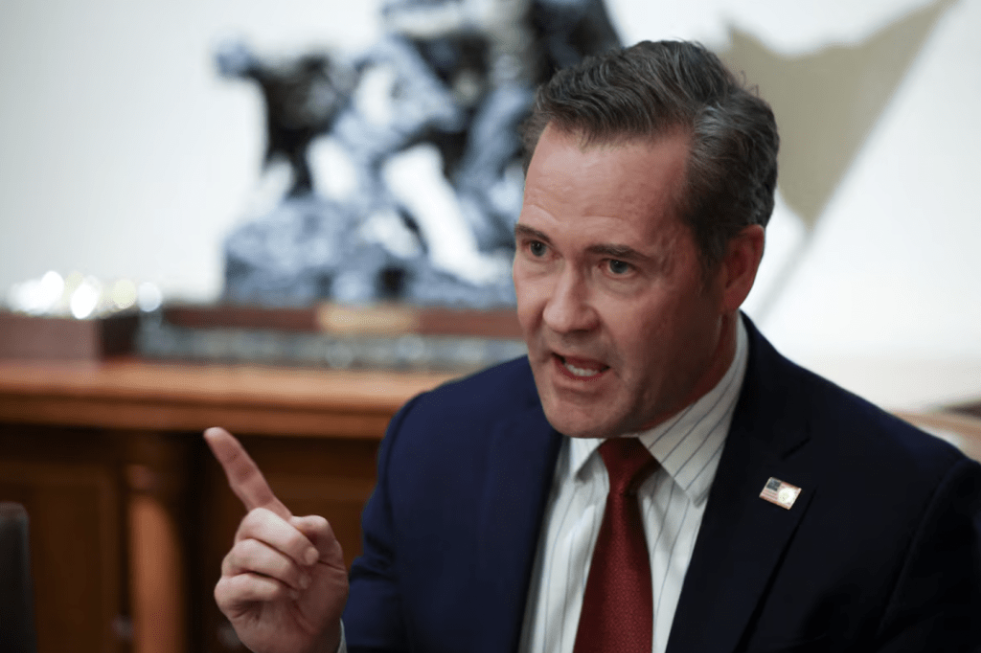 沃尔茨于今年3月卷入Signal群组泄密风波。 路透社 沃尔茨于今年3月卷入Signal群组泄密风波。 路透社