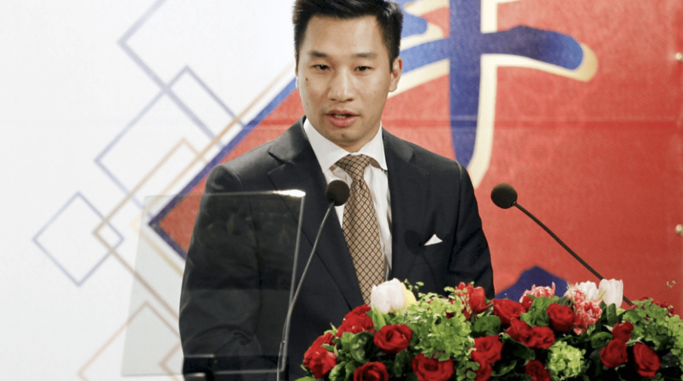 黄之瀚曾主导筹备“特金会”,获特朗普大赞。 黄之瀚曾主导筹备“特金会”,获特朗普大赞。