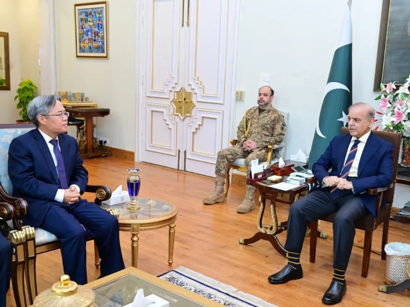 姜再冬大使会见巴基斯坦总理夏巴兹 姜再冬大使会见巴基斯坦总理夏巴兹