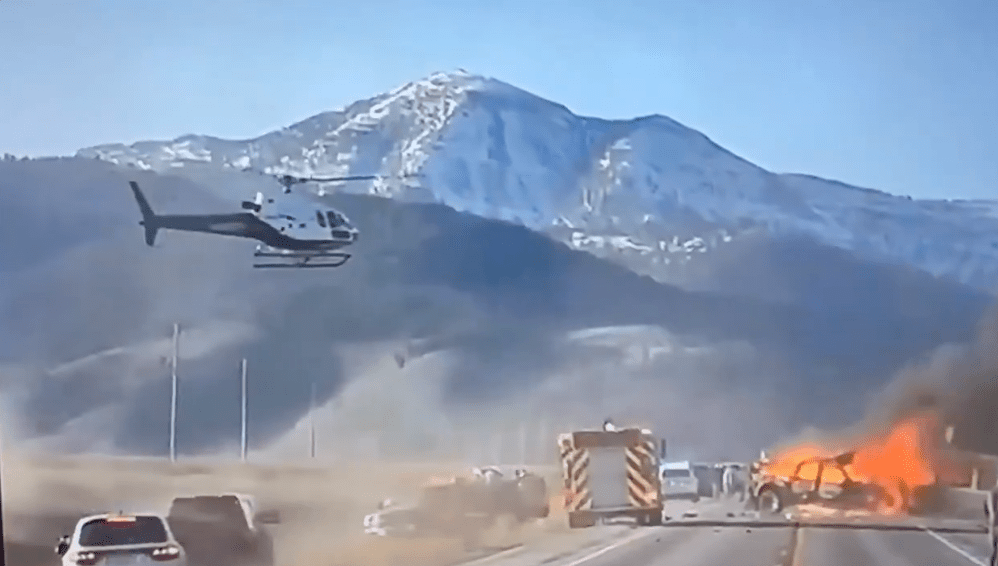 黄石国家公园附近发生一起猛烈车祸, 黄石国家公园附近发生一起猛烈车祸,