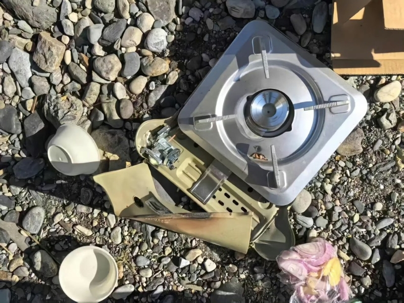 野外烧烤遇卡式炉爆炸 野外烧烤遇卡式炉爆炸