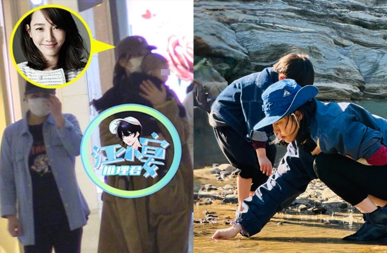 白百何在被狗仔曝光怀二胎后,首度晒出与小儿子合照。 白百何在被狗仔曝光怀二胎后,首度晒出与小儿子合照。