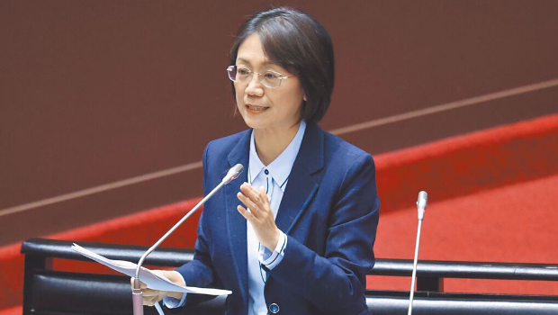 国民党“立委”翁晓玲。 国民党“立委”翁晓玲。