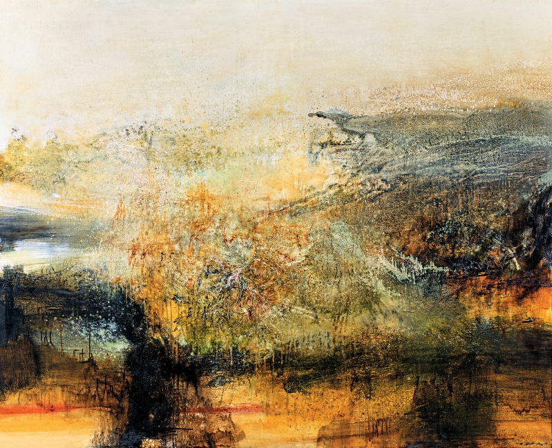 赵无极《1.12.81》1981年作 油彩画布 成交价:2,760万港元 赵无极《1.12.81》1981年作 油彩画布 成交价:2,760万港元