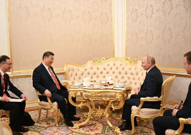 习近平在莫斯科克里姆林宫 习近平在莫斯科克里姆林宫