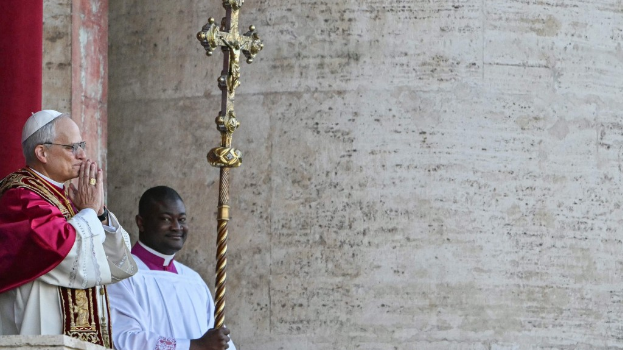 良十四世身为全球14亿天主教徒精神领袖。法新社 良十四世身为全球14亿天主教徒精神领袖。法新社