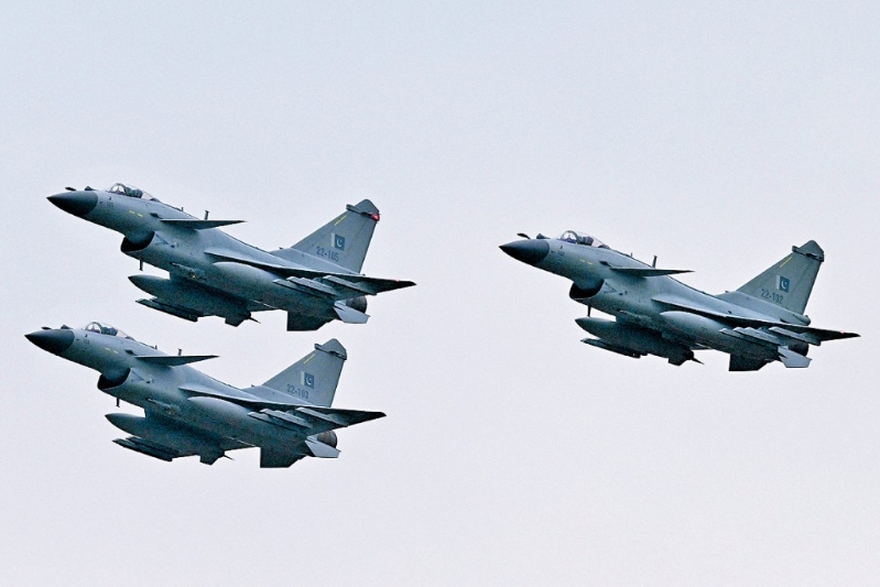 巴基斯坦的中国制歼-10C战机。 巴基斯坦的中国制歼-10C战机。