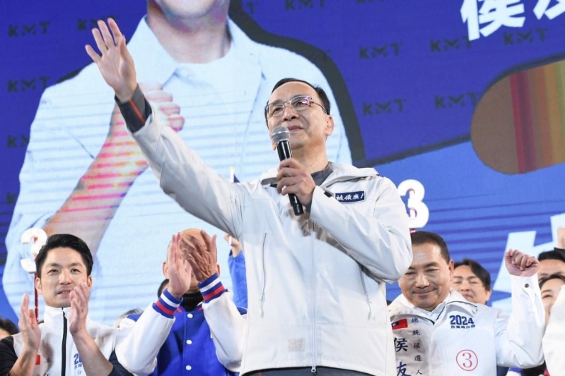 国民党主席朱立伦。 国民党主席朱立伦。