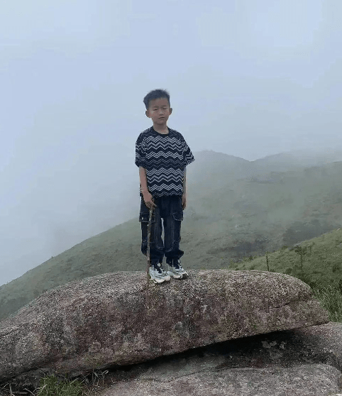 走失男童。 走失男童。