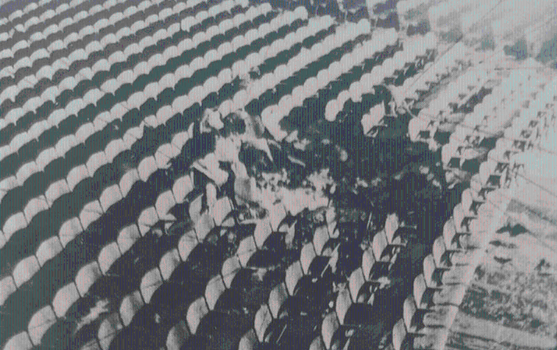 爆炸中心现场。 爆炸中心现场。