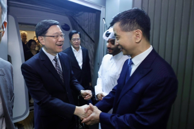 李家超率团访卡塔尔及科威特。李家超Facebook图片.jpg 李家超率团访卡塔尔及科威特。李家超Facebook图片.jpg