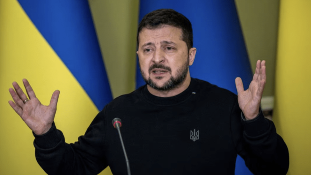 乌克兰总统泽连斯基。 乌克兰总统泽连斯基。