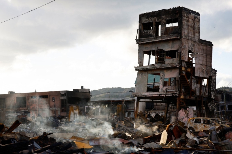 石川县能登半岛2024年发生7.6地震,轮岛市灾情惨重。 石川县能登半岛2024年发生7.6地震,轮岛市灾情惨重。