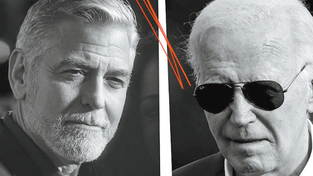 即将出版的一本新书披露,在去年大选辩论前,拜登认不出已相识20多年的影星佐治古尼 即将出版的一本新书披露,在去年大选辩论前,拜登认不出已相识20多年的影星佐治古尼