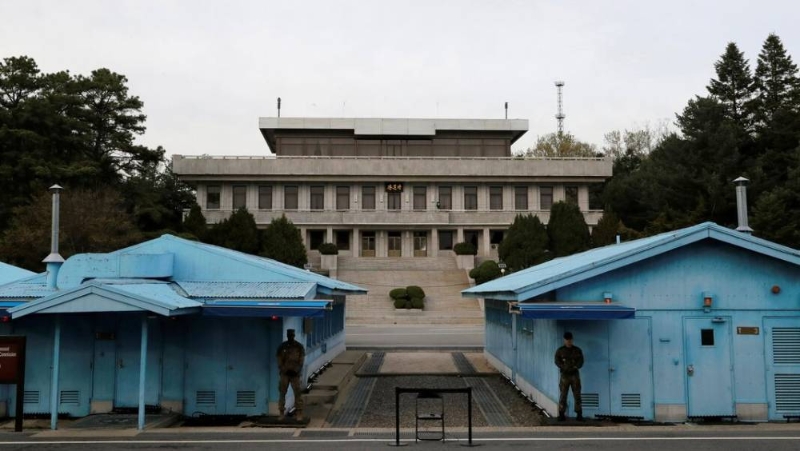 韩国板门店特别参观项目,明日起重启。 韩国板门店特别参观项目,明日起重启。