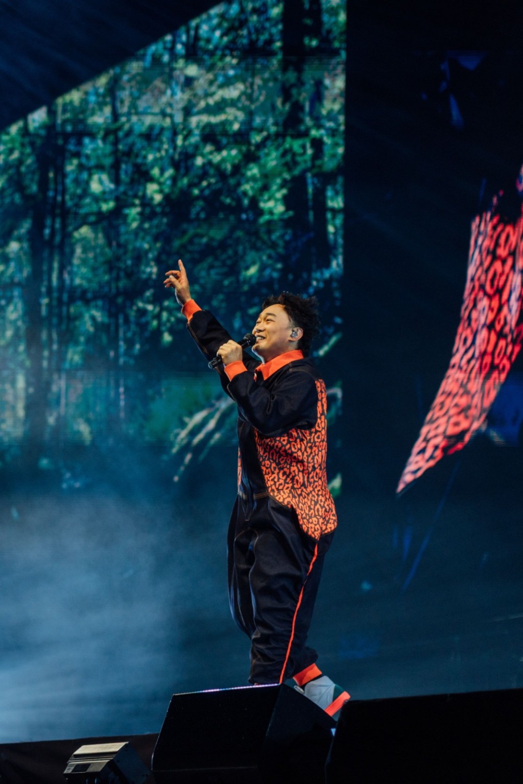 Eason早前在日本东京举行演唱会。 Eason早前在日本东京举行演唱会。