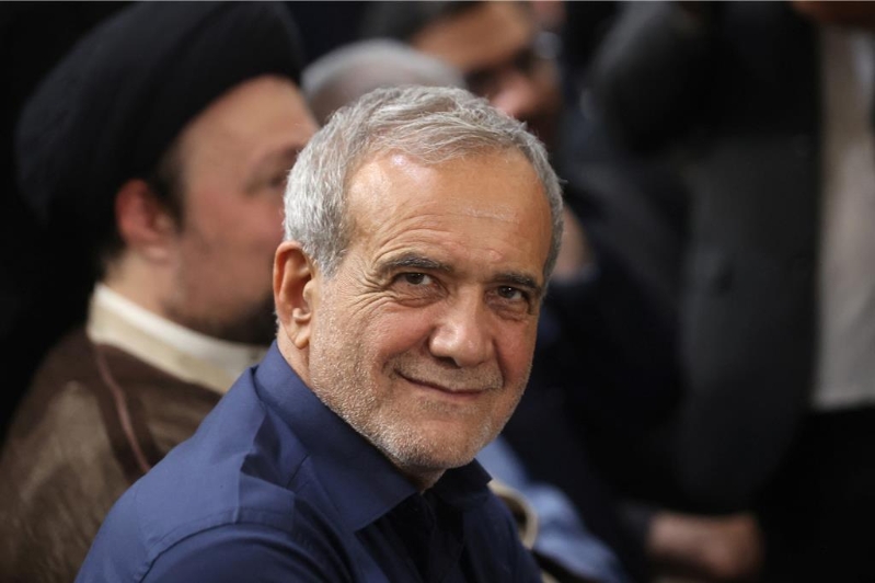 伊朗总统裴泽斯基安。路透社.jpg 伊朗总统裴泽斯基安。路透社.jpg