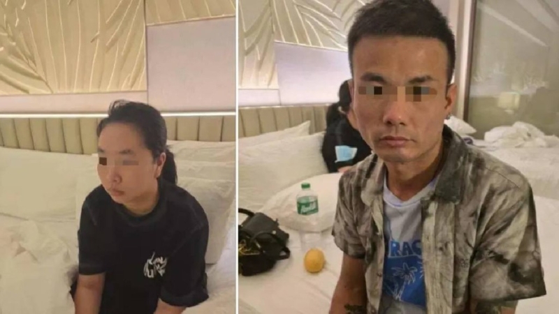 龚姓女主谋(左)及一吴姓男疑犯,潜逃多日后在菲律宾被捕。菲龙网.jpg 龚姓女主谋(左)及一吴姓男疑犯,潜逃多日后在菲律宾被捕。菲龙网.jpg