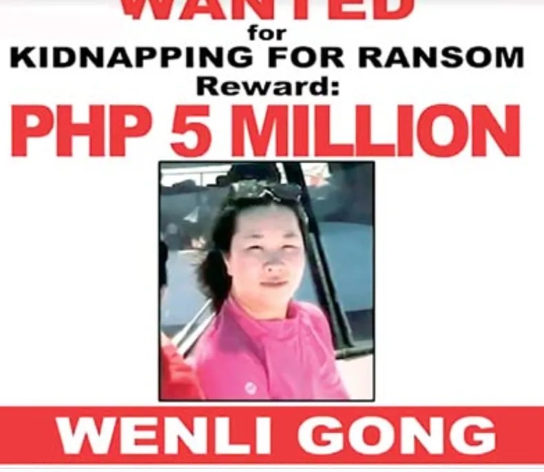 菲律宾警曾悬红$138万追捕龚姓女疑犯。菲龙网.jpg 菲律宾警曾悬红$138万追捕龚姓女疑犯。菲龙网.jpg