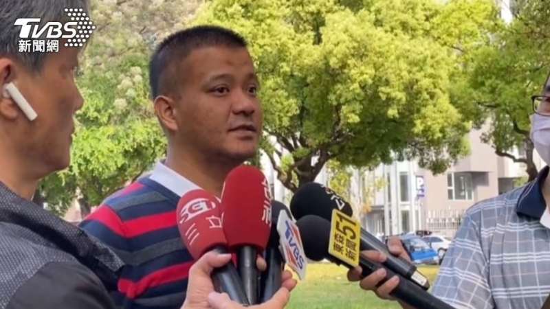 陈康岳出面受访。TVBS新闻网图片 陈康岳出面受访。TVBS新闻网图片