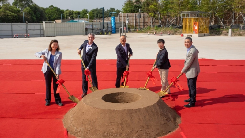 上海迪斯尼蜘蛛侠园区昨日动工。 上海迪斯尼蜘蛛侠园区昨日动工。