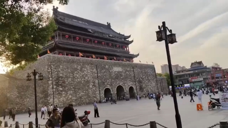 安徽凤阳鼓楼昨日发生坍塌事件 安徽凤阳鼓楼昨日发生坍塌事件