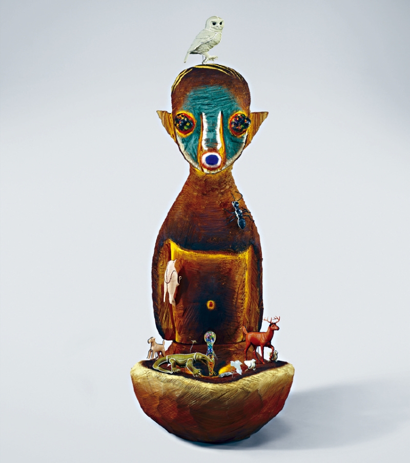 加藤泉的雕塑作品《无题》,2022年作,估价由1,800,000至2,800,000港元。 加藤泉的雕塑作品《无题》,2022年作,估价由1,800,000至2,800,000港元。