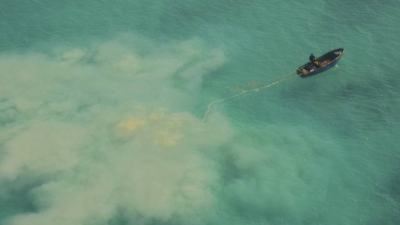 南海黄岩岛。 美联社 南海黄岩岛。 美联社