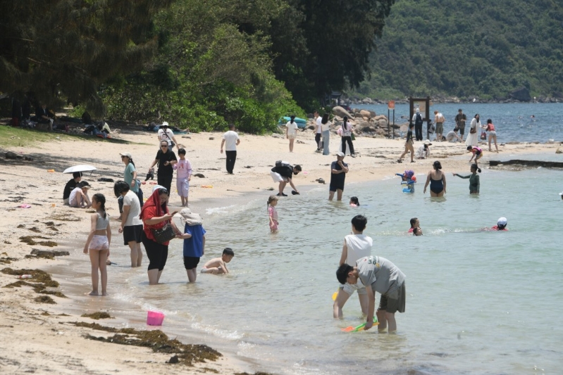 西贡桥咀岛沙滩。 西贡桥咀岛沙滩。