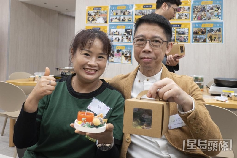 “谭仔姐姐”拍摄短片介绍“猪腩肉厨馀升级再造计划”。 “谭仔姐姐”拍摄短片介绍“猪腩肉厨馀升级再造计划”。