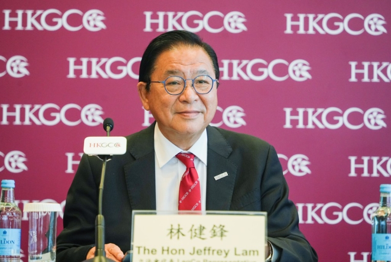 总商会立法会代表、经民联林健锋。 总商会立法会代表、经民联林健锋。