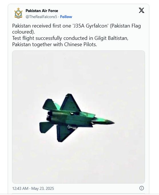 巴基斯坦空军证实接收中国歼-35A。.jpg 巴基斯坦空军证实接收中国歼-35A。.jpg