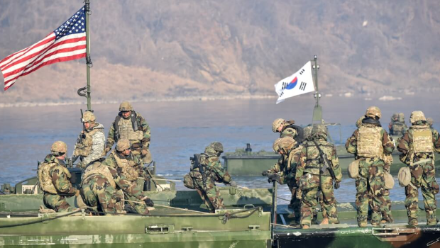 驻韩美军经常与韩国军队举行联合军演。驻韩美军网页usfk.mil 驻韩美军经常与韩国军队举行联合军演。驻韩美军网页usfk.mil