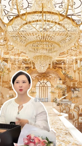 翁虹指自己2003年大排筵席结婚。 翁虹指自己2003年大排筵席结婚。