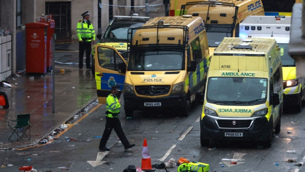 现场一片狼藉。路透社 现场一片狼藉。路透社