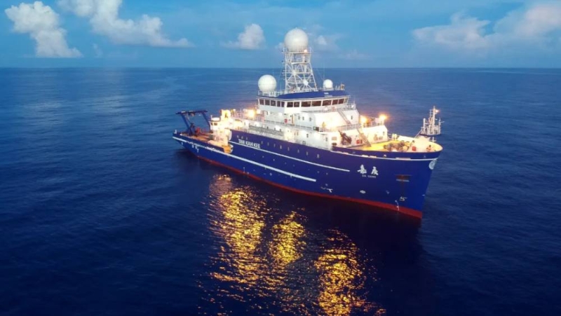 “嘉庚”号科考船。厦门大学资料图 “嘉庚”号科考船。厦门大学资料图