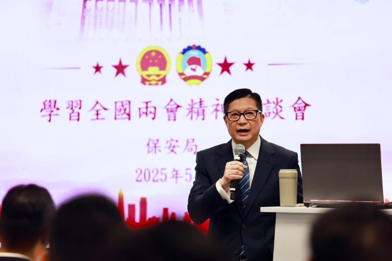 保安局局长邓炳强。 邓炳强FB图片 保安局局长邓炳强。 邓炳强FB图片