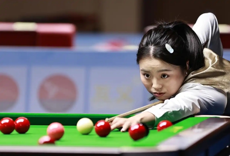 白雨露在比赛中。 白雨露在比赛中。