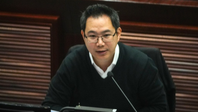 九龙中议员杨永杰。 九龙中议员杨永杰。