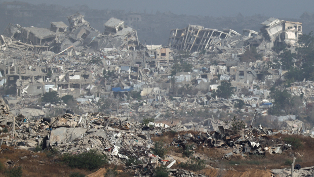 2025年5月27日,从以色列看北加沙的破坏 2025年5月27日,从以色列看北加沙的破坏