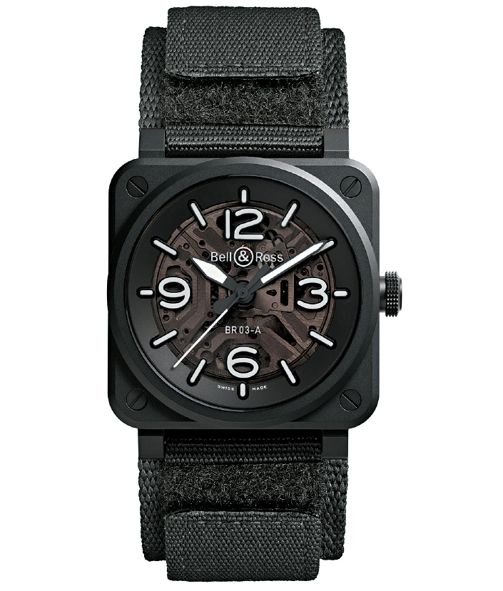 Bell & Ross BR-03 Skeleton Black Ceramic Bell & Ross BR-03 Skeleton Black Ceramic