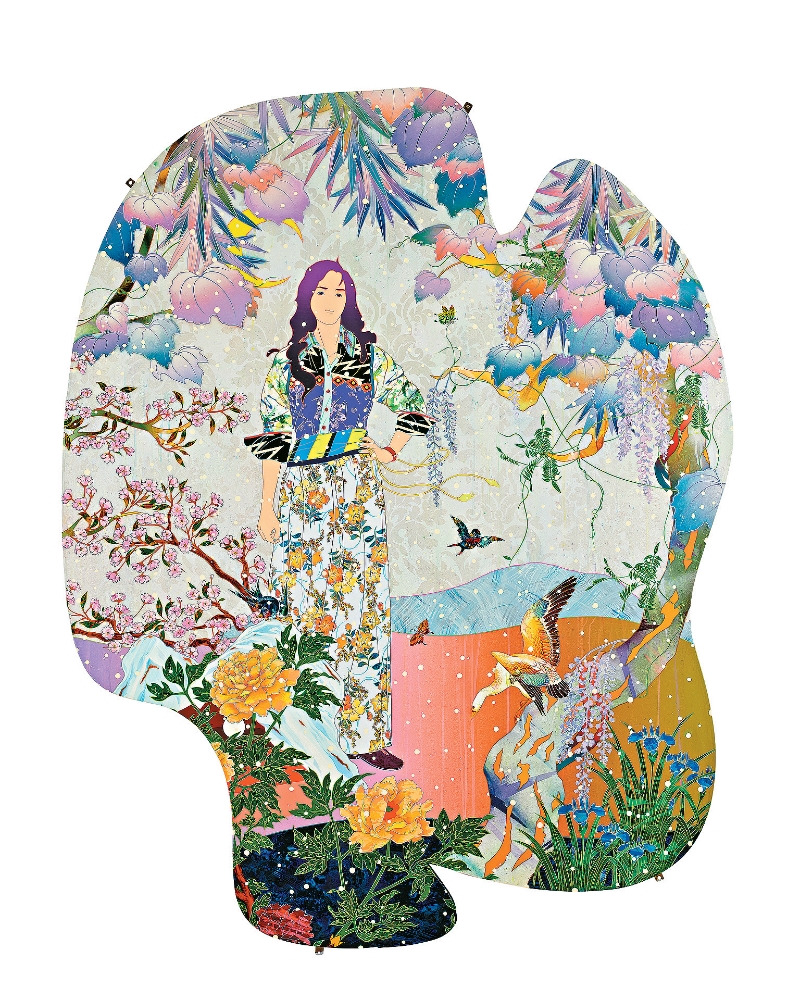 松山智《水之声与你》(2022年),估价为700,000 – 900,000港元。 松山智《水之声与你》(2022年),估价为700,000 – 900,000港元。