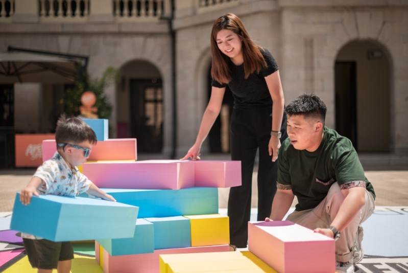 “大馆有乐”检阅广场巨型游戏体验 “大馆有乐”检阅广场巨型游戏体验