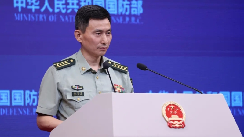 国防部新闻发言人张晓刚 国防部新闻发言人张晓刚