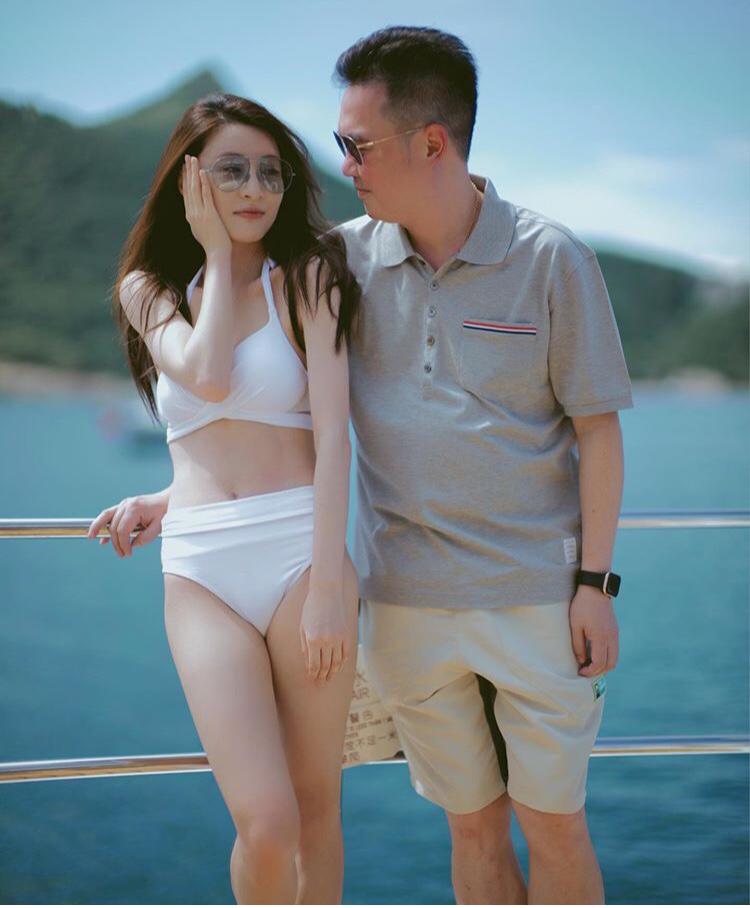 林夏薇和丈夫莫赞生。 林夏薇和丈夫莫赞生。