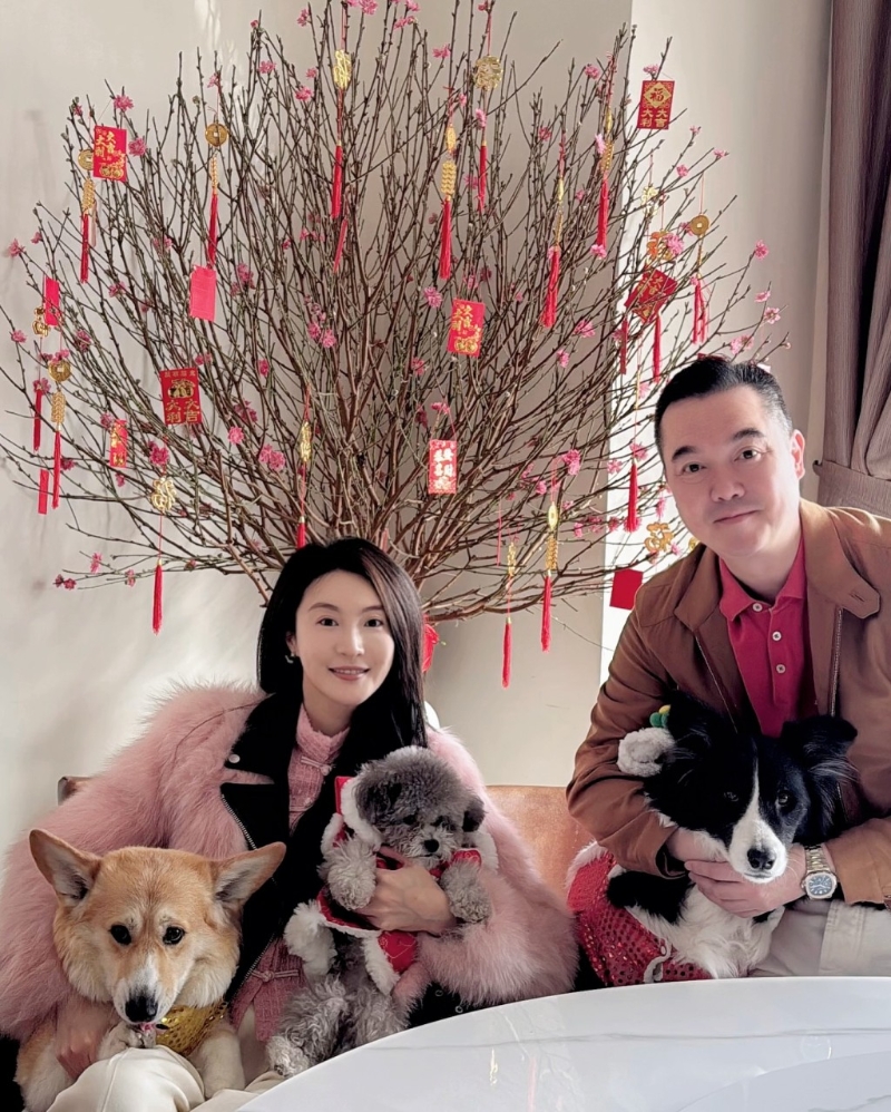 林夏薇与丈夫莫赞生。 林夏薇与丈夫莫赞生。