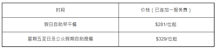 绿怡咖啡厅长者自助餐优惠价目表: 绿怡咖啡厅长者自助餐优惠价目表: