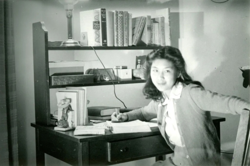 大学时代的孙穗瑛。 大学时代的孙穗瑛。