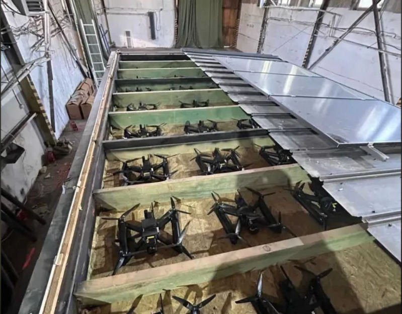 乌克兰使用的无人机。 乌克兰使用的无人机。