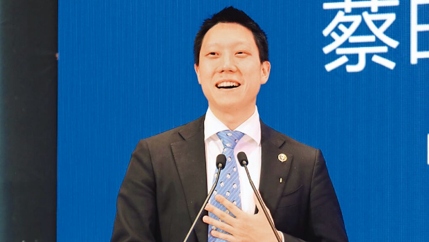 旺旺集团总经理蔡旺庭。 旺旺集团总经理蔡旺庭。